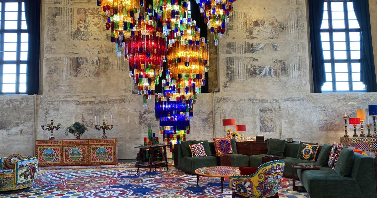 Dolce and gabbana stained glass best sale
